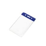 Blue Top Clear Economy Flexible Portrait Card Holder