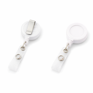 ID Supplies White Retractable Reel Zinger