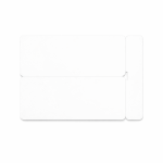 White Blank Double PVC Name Badge Cards - CR80