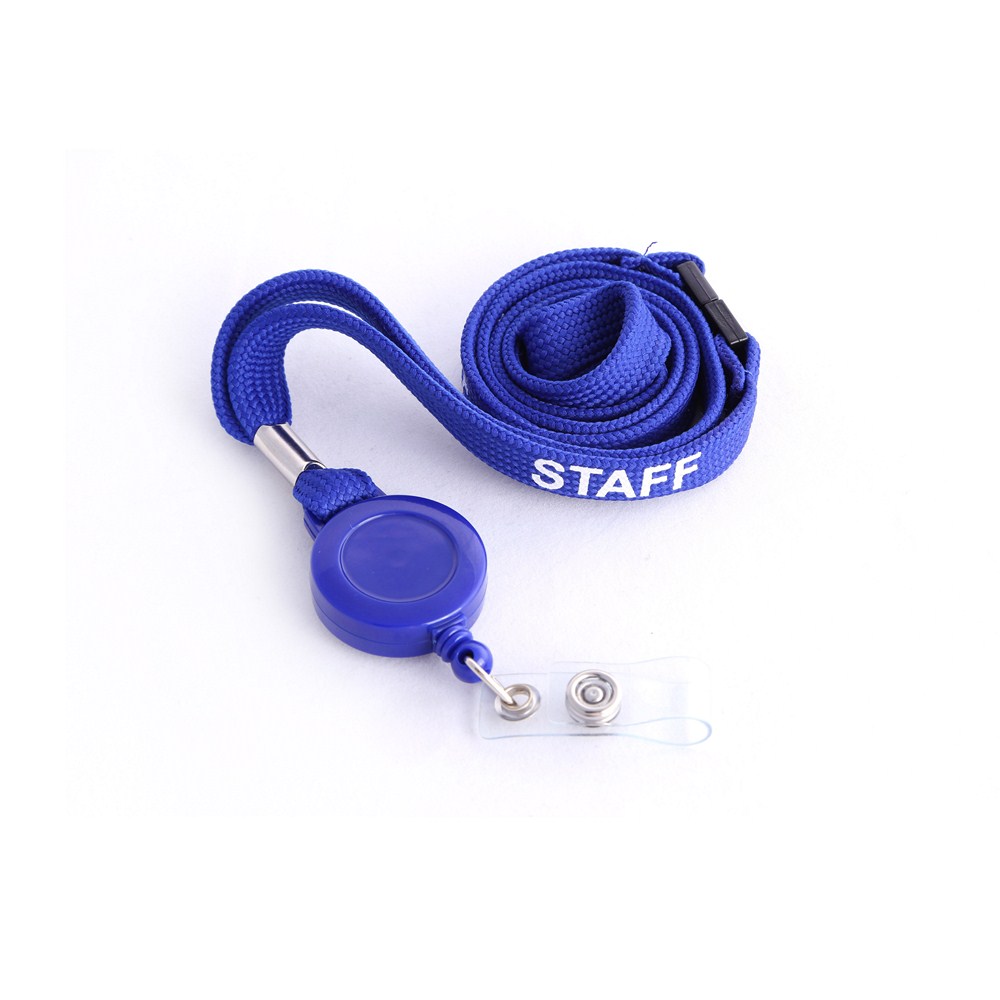 ID Supplies custom flat tubular screen printed lanyard