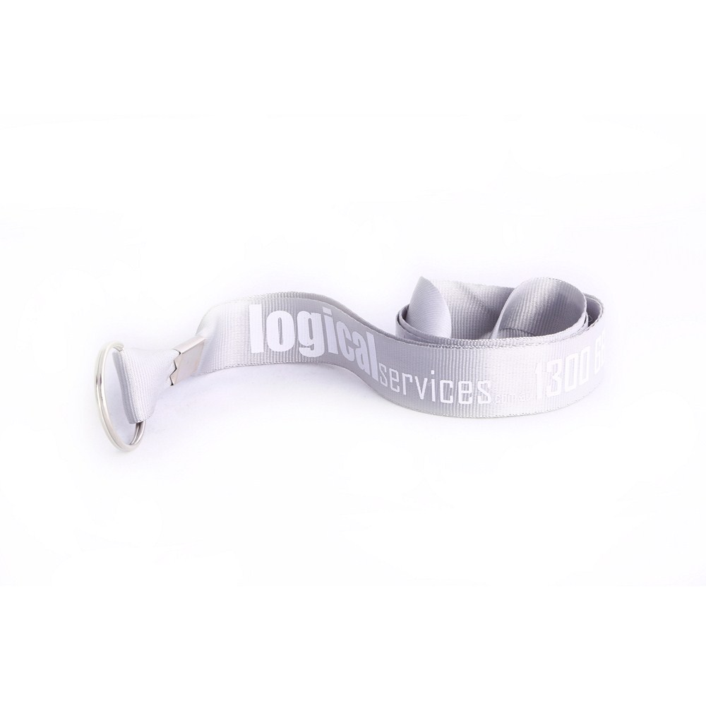 ID Supplies custom nylon screen printed lanyard