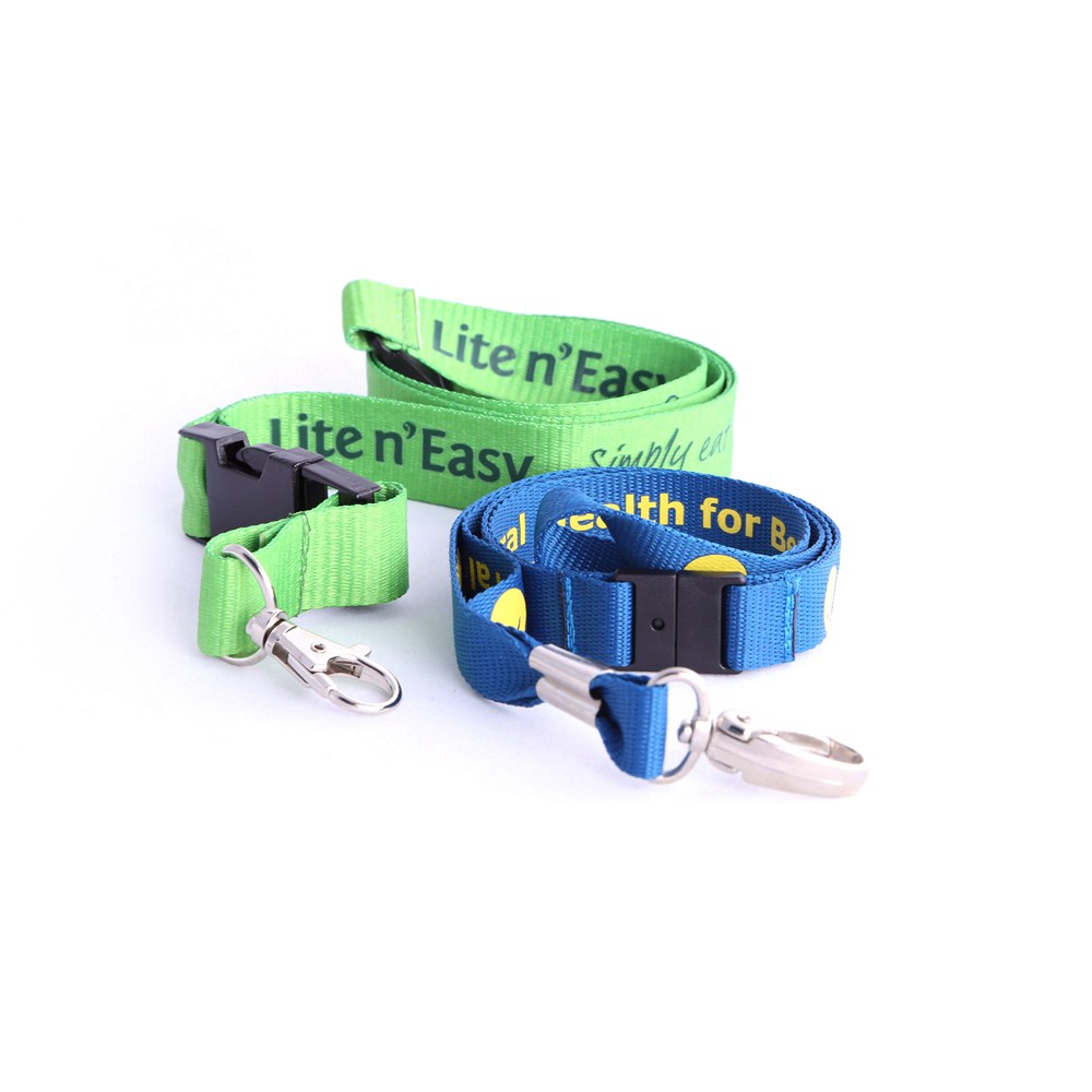 ID Supplies custom reinforced polyester offset printed lanyard