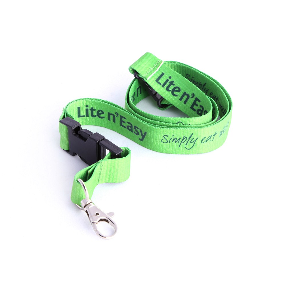 ID Supplies custom-reinforced polyester offset printed lanyard