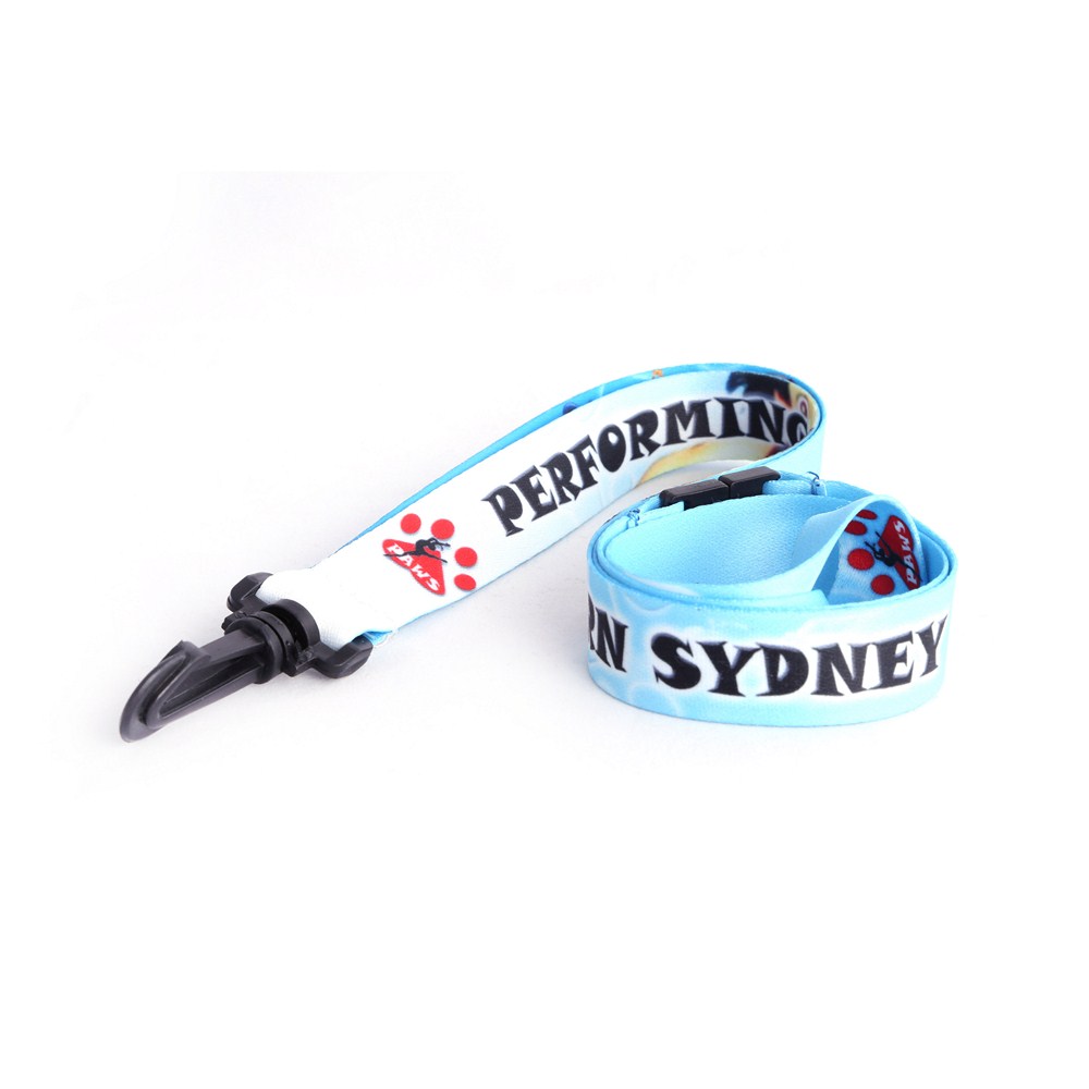 ID Supplies custom smooth polyester dye-sublimation lanyard